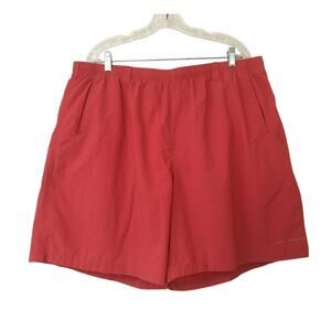 Columbia Omni Shade Coral Pink XXL 8 Bathing Suit Water Shorts Elastic Waist